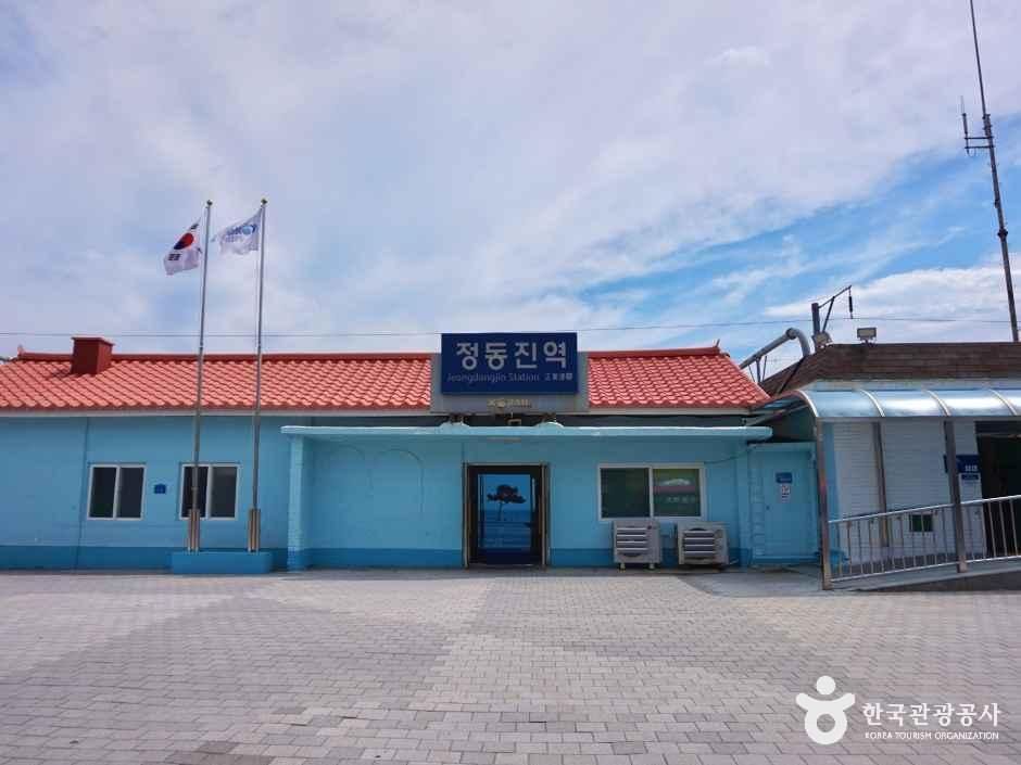 正東津駅・正東津海岸(江陵・正東津・深谷)