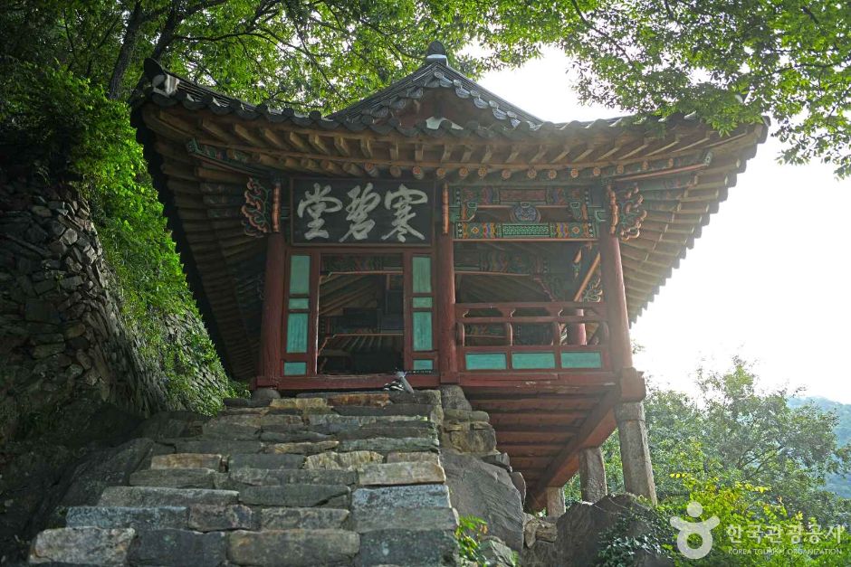 寒碧堂と全州川の遊歩道(全州・西鶴洞・全州川・孝子洞)