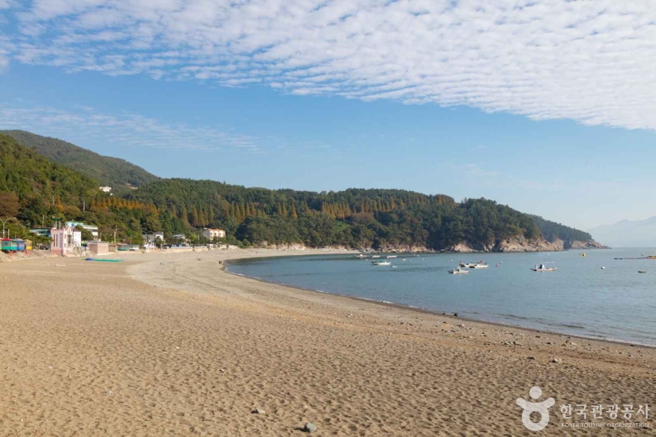万聖里黒砂ビーチ(麗水・梧桐島・エキスポ会場・万聖里)