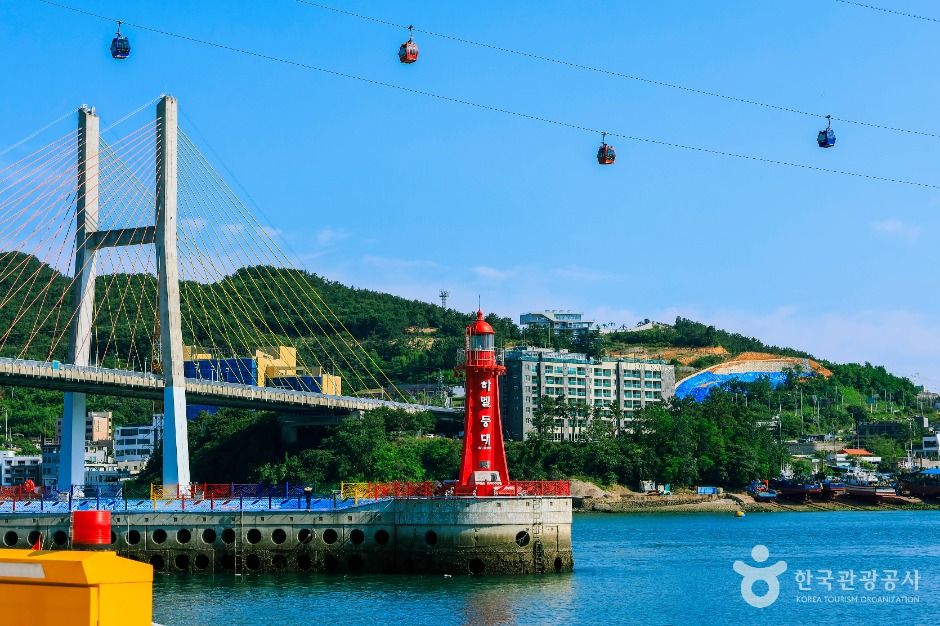 鍾浦海洋公園・ハメル灯台(麗水・旧市街・李舜臣広場・ナンマンポチャ)